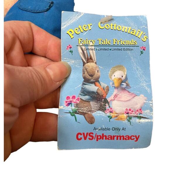 VTG Lot Of 2 Peter Cottontails Fairy Tale Friends Plush Stuffed Toy Piggy Mouse - Picture 4 of 10